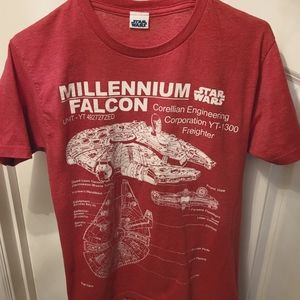 Star Wars Tee Preowned Millennium Falcon